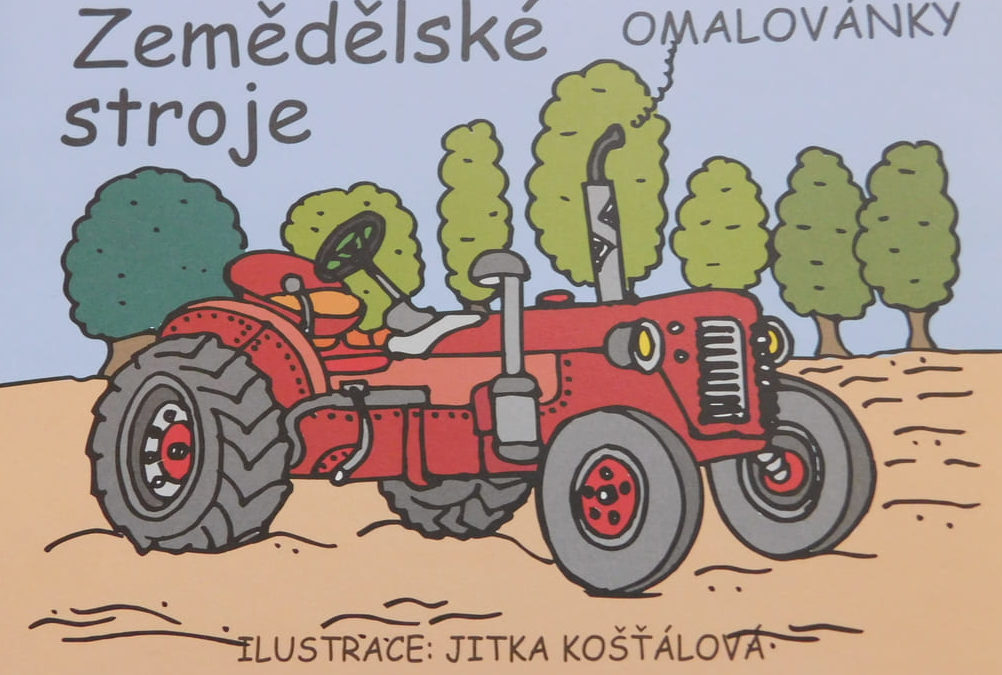 Omalovánka Zemědělské stroje